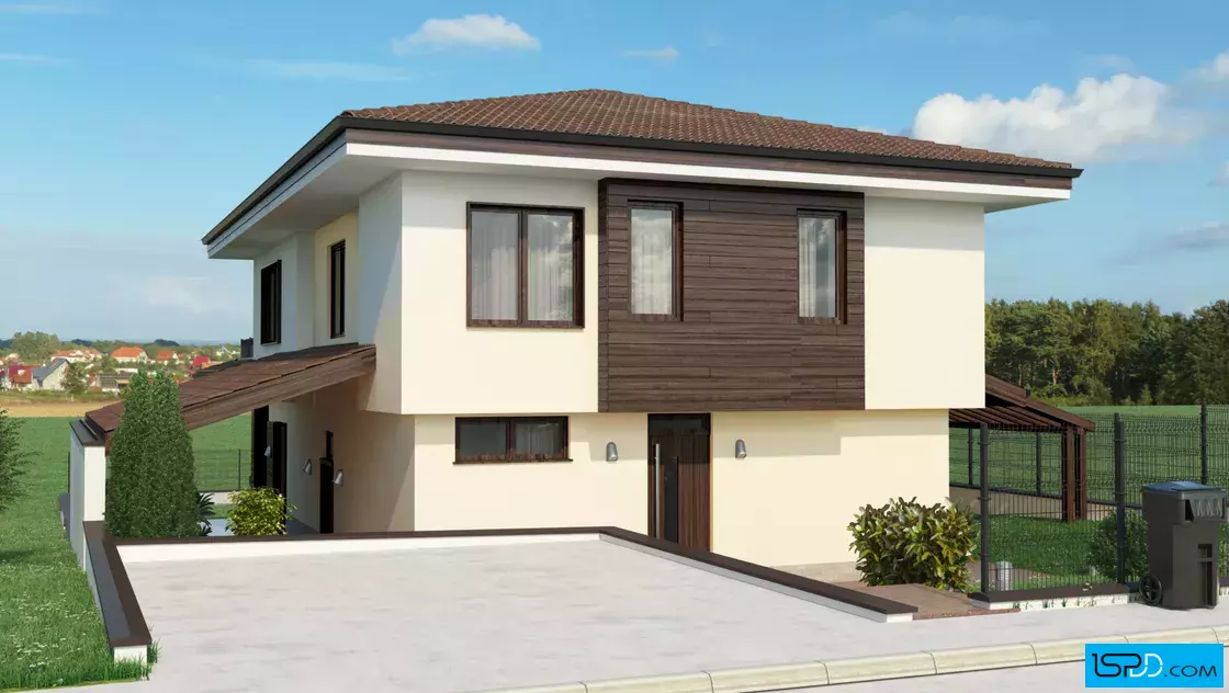 Проект на къща в общ. Елин Пелин