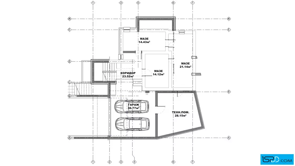 План на подземен етаж