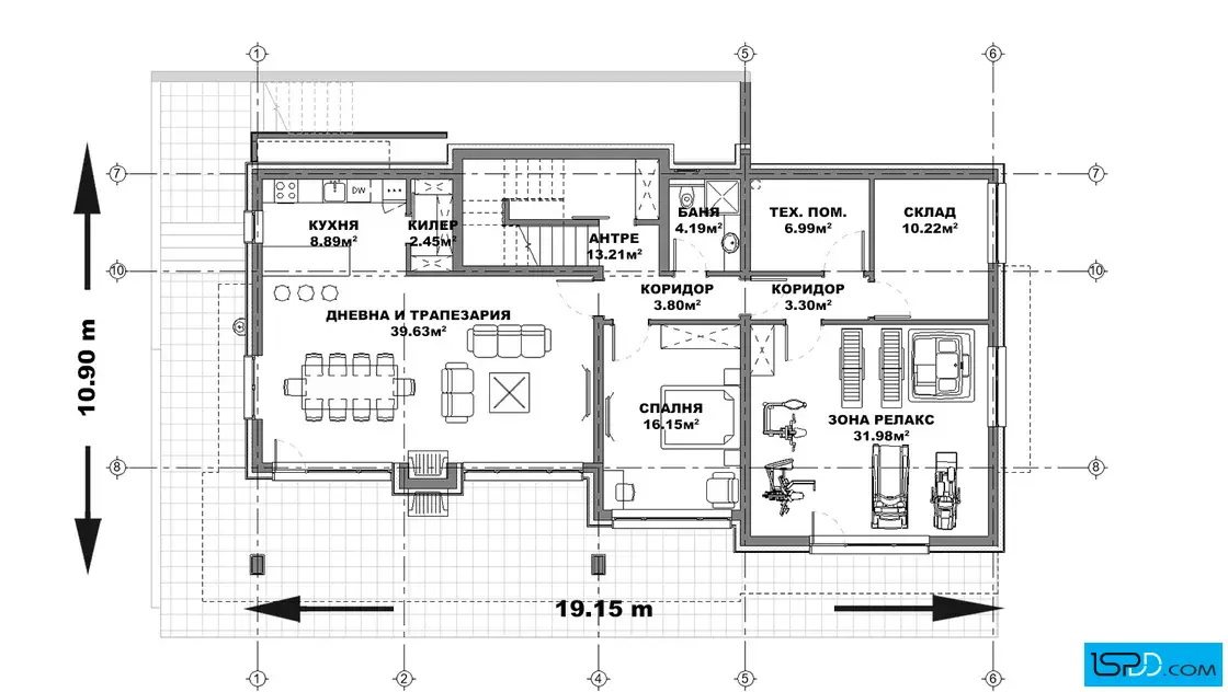 План на първи етаж