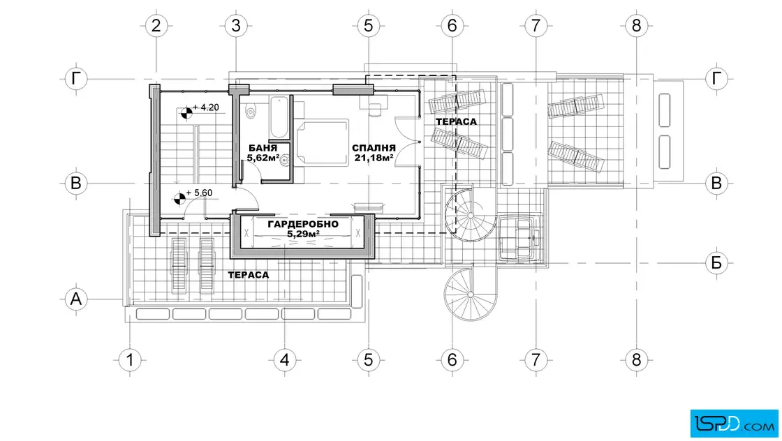 План на трети етаж