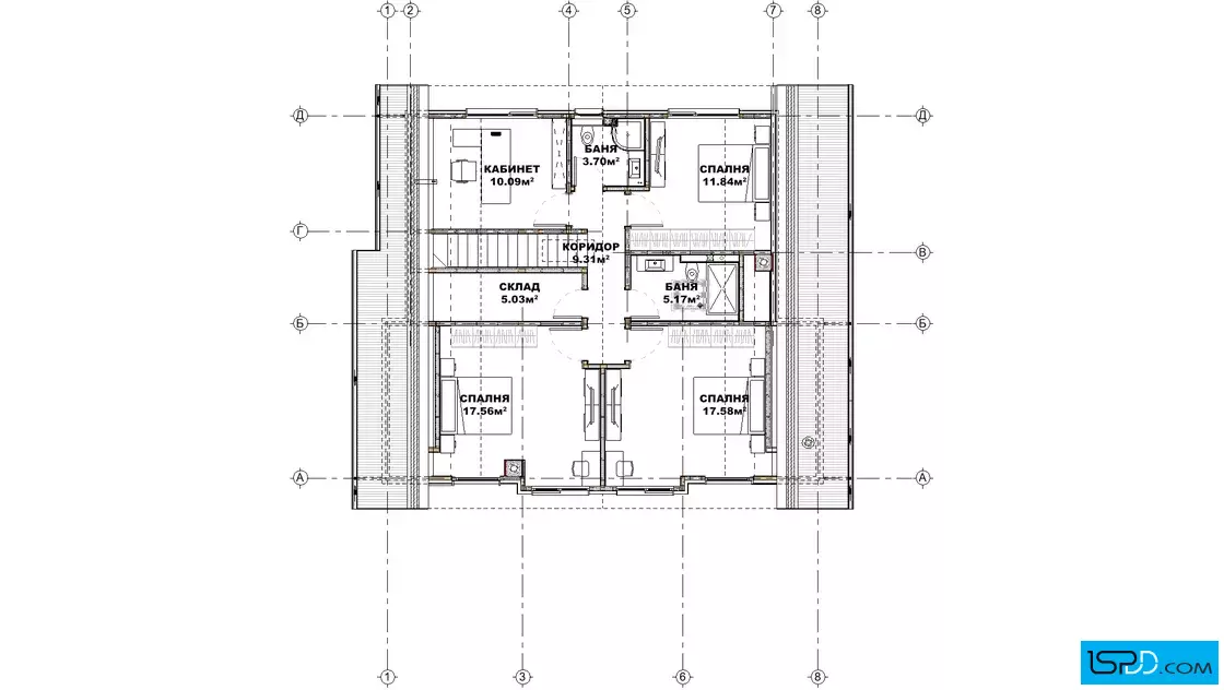 План на втори етаж