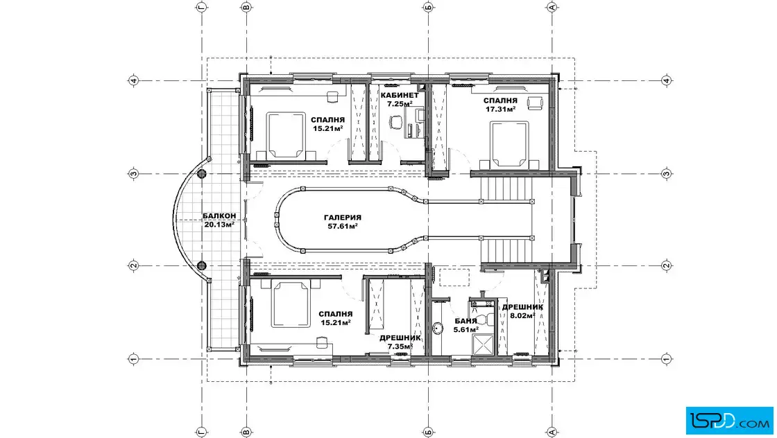 План на втори етаж