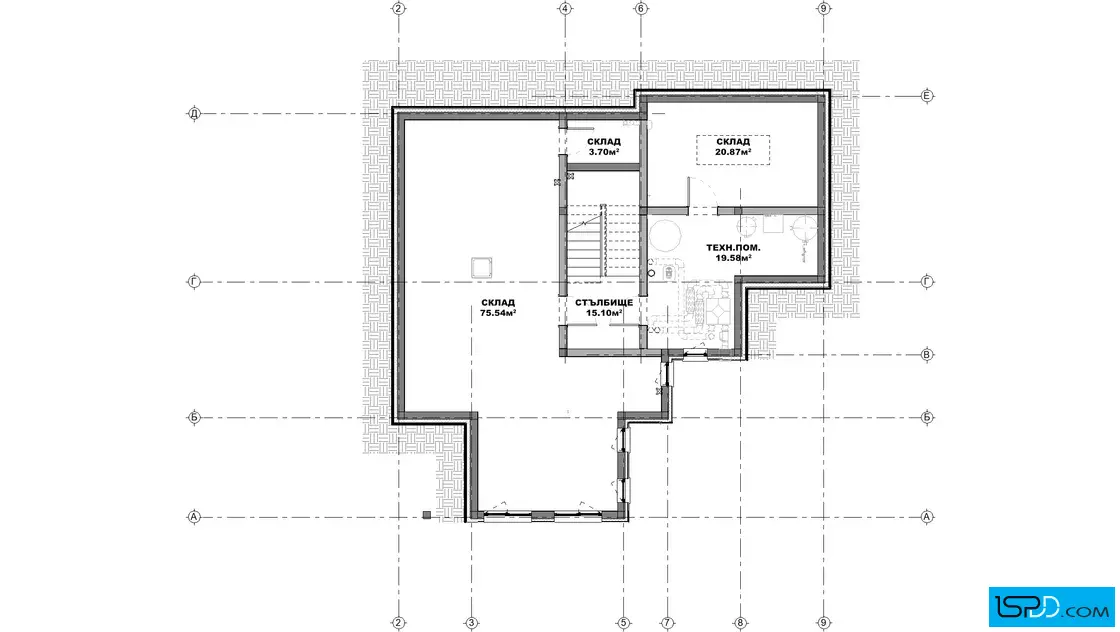 План на подземен етаж План на подземен етаж