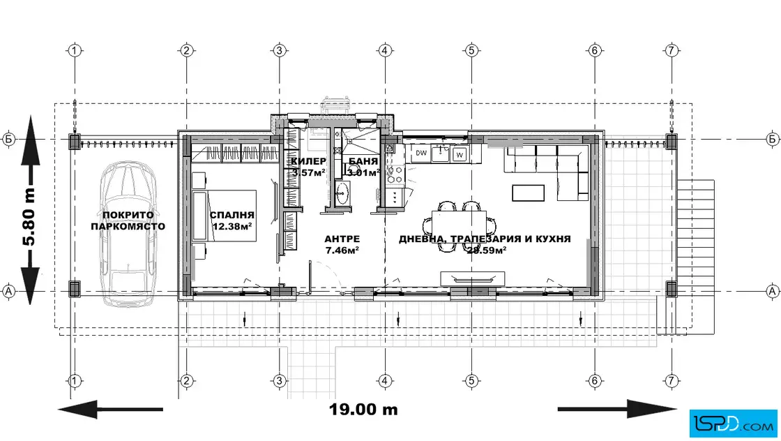План на първи етаж