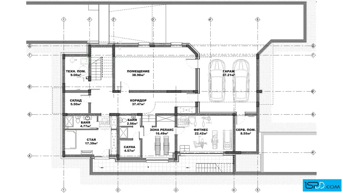 План на подземен етаж