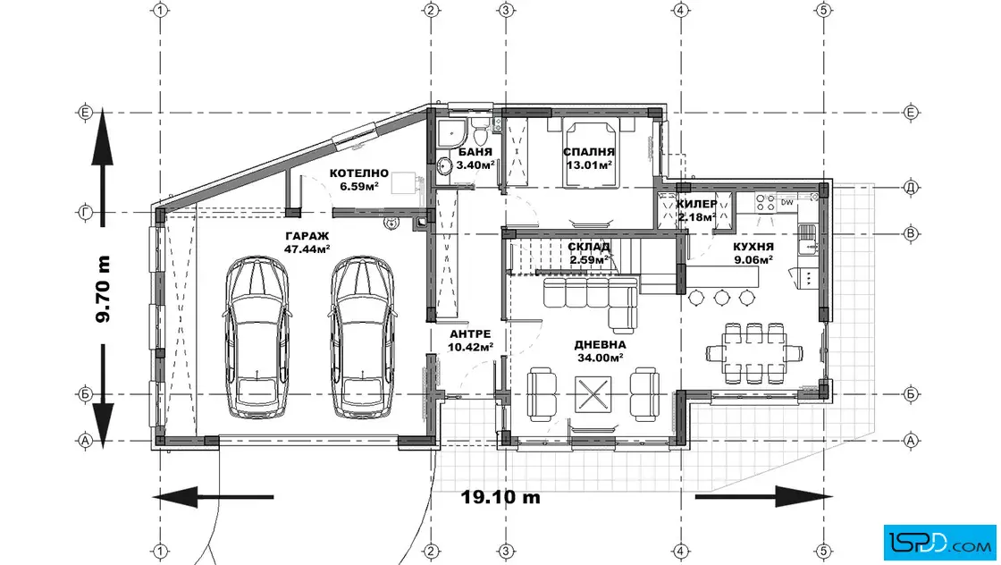 План на първи етаж