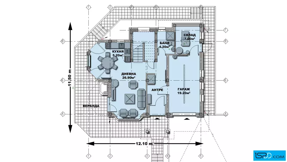 План на първи етаж