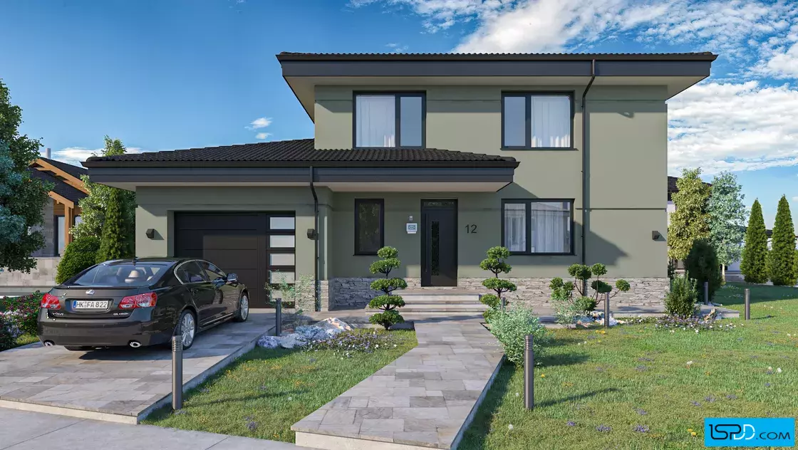 Проект на къща в гр. Панагюрище