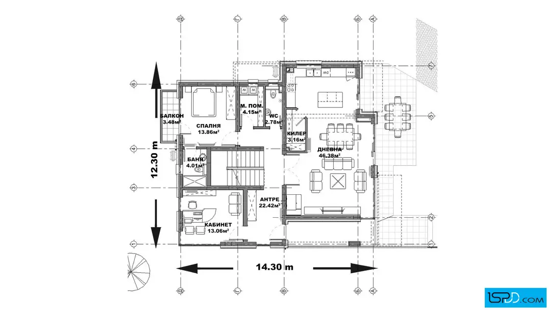 План на първи етаж