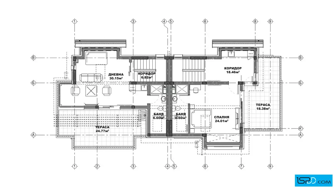 План на трети етаж