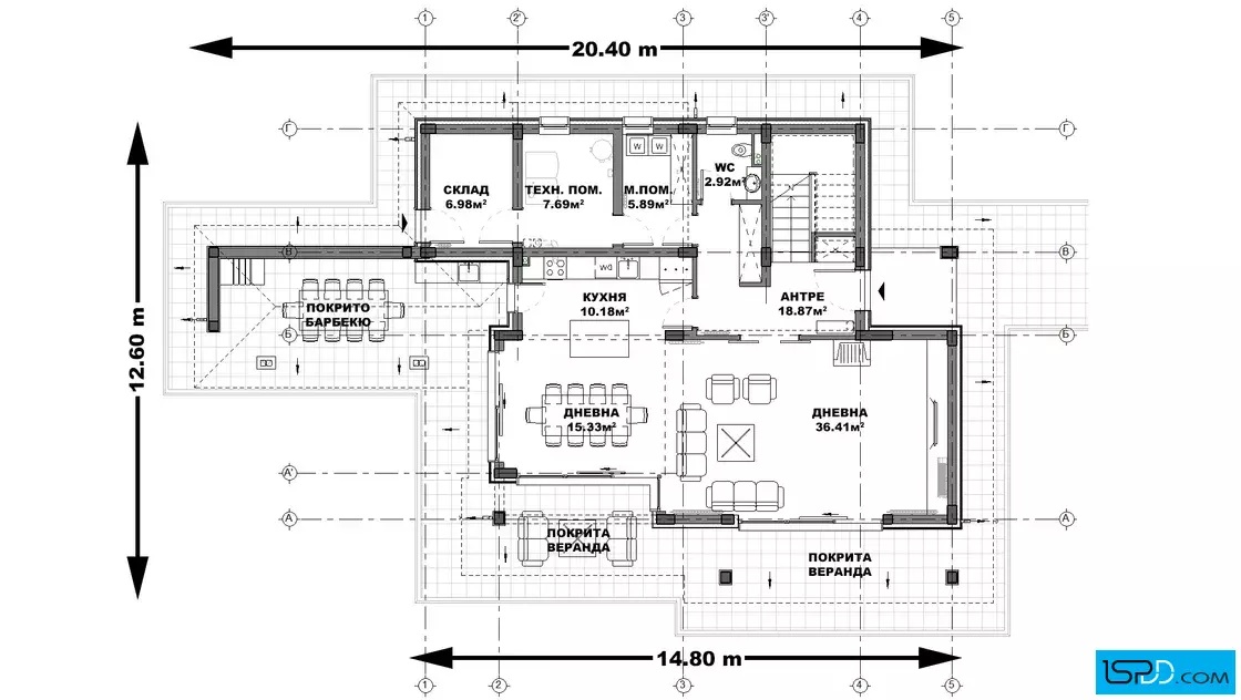 План на първи етаж