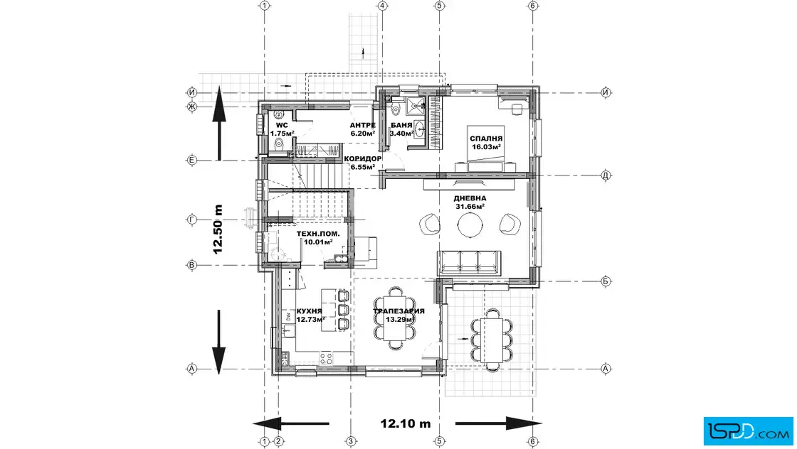 План на първи етаж