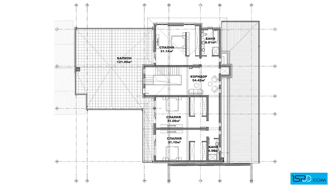 План на втори етаж