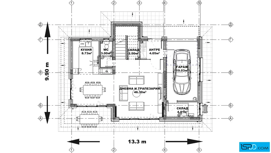 План на първи етаж