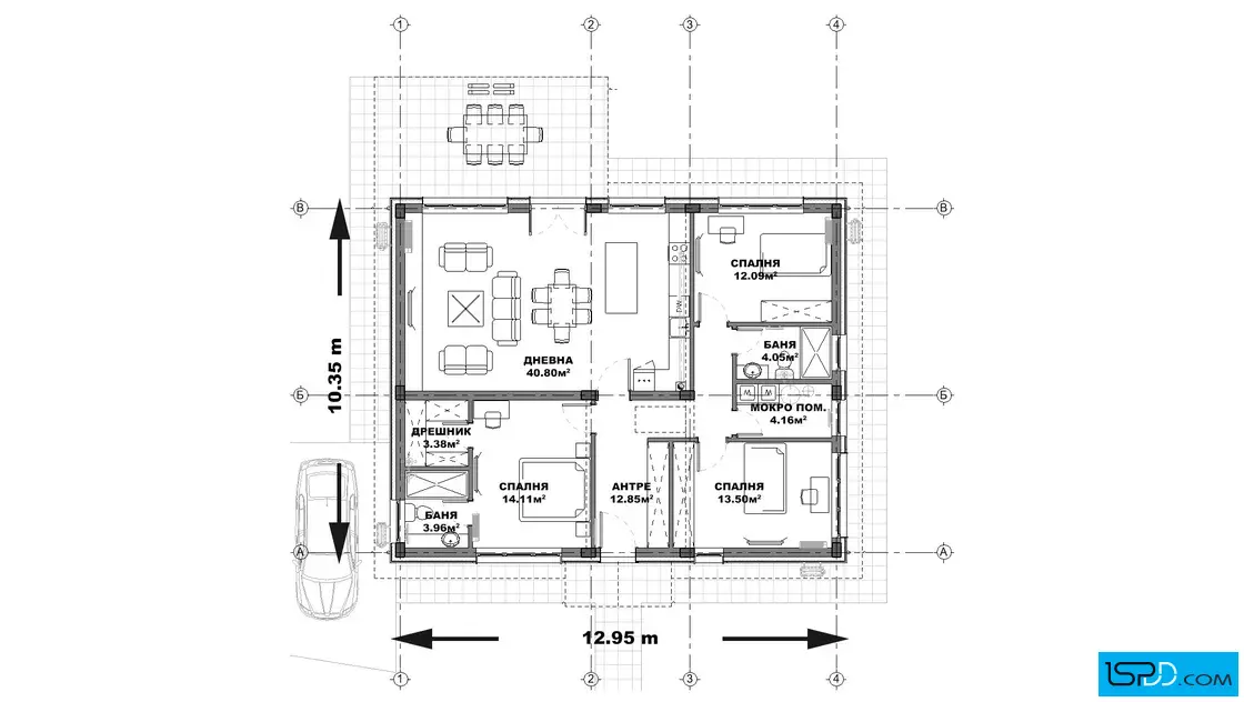 План на първи етаж