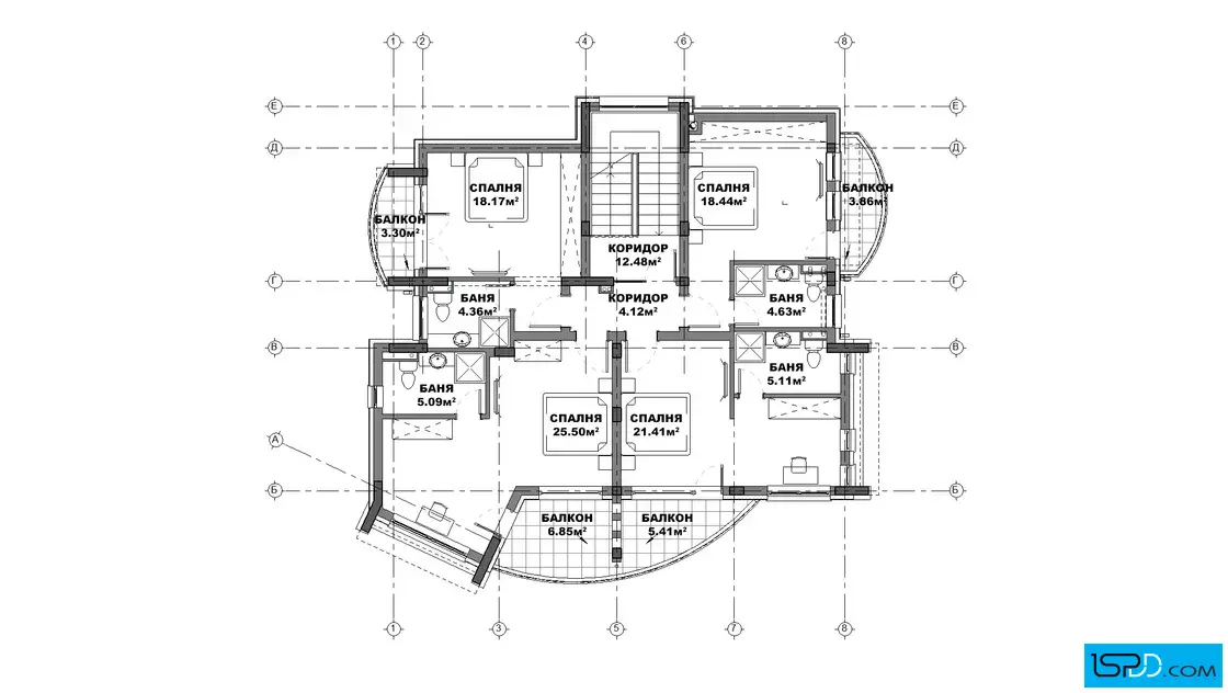 План на втори етаж