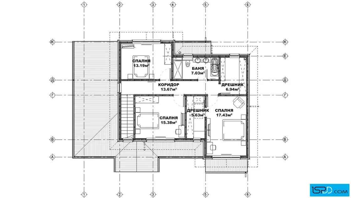 План на втори етаж