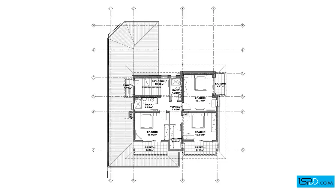 План на втори етаж