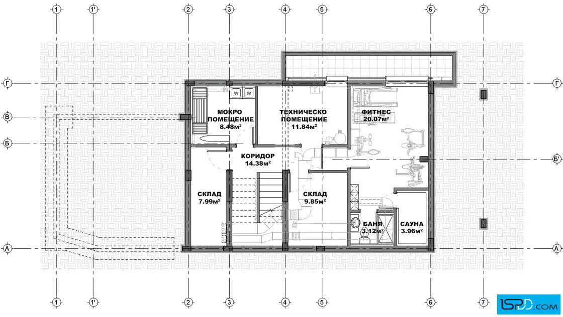 План на подземен етаж