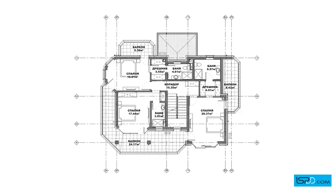 План на втори етаж