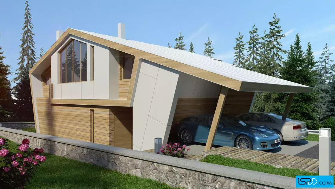 Проект на къща в гр. Вайдринг