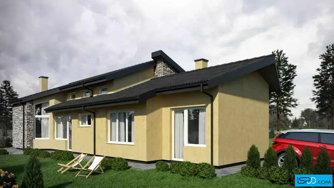 Проект на къща в с. Ветрен