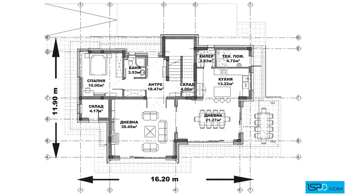 План на първи етаж