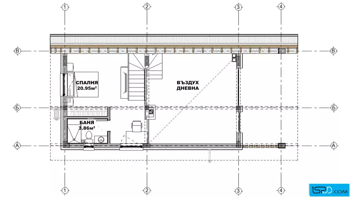 План на втори етаж План на втори етаж