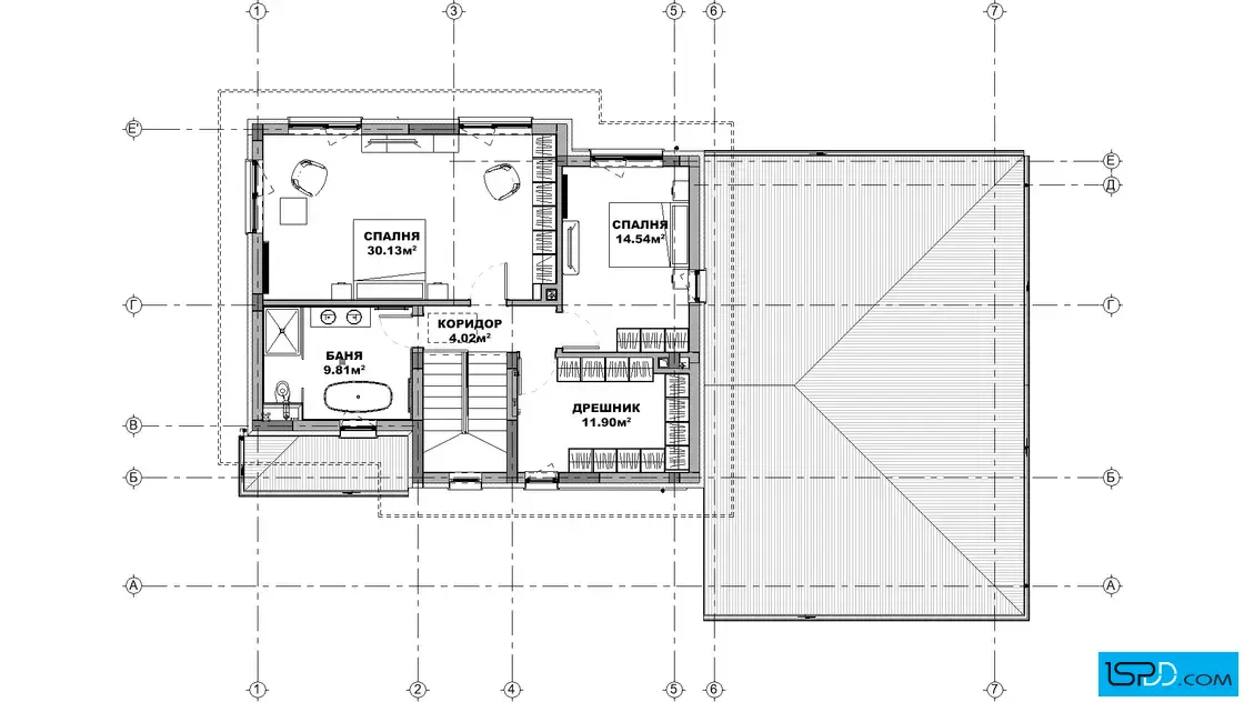 План на втори етаж