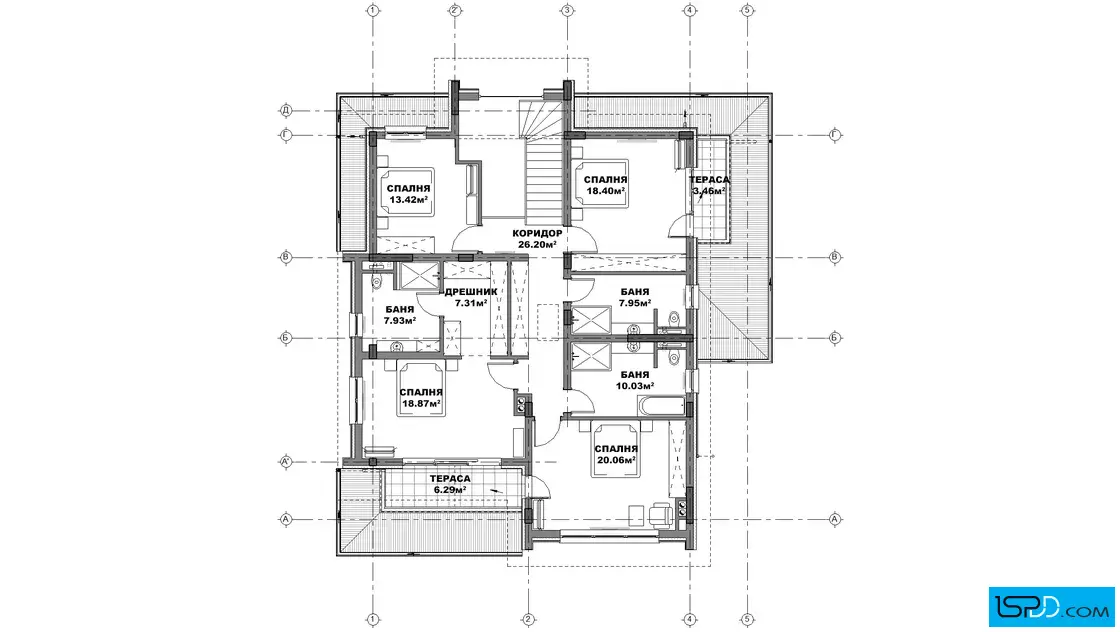 План на втори етаж