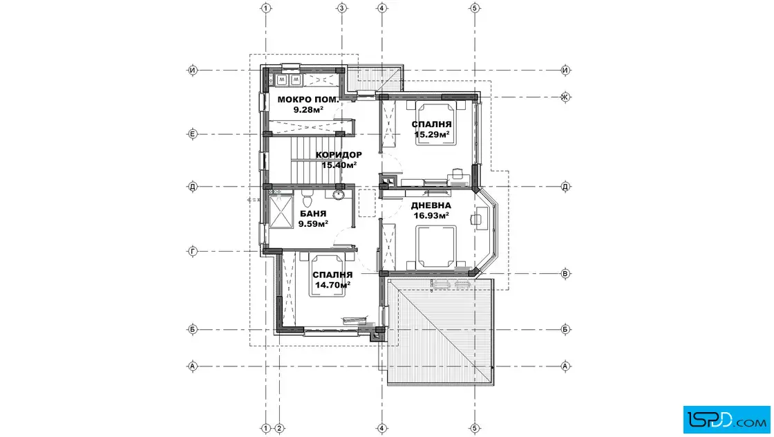 План на втори етаж