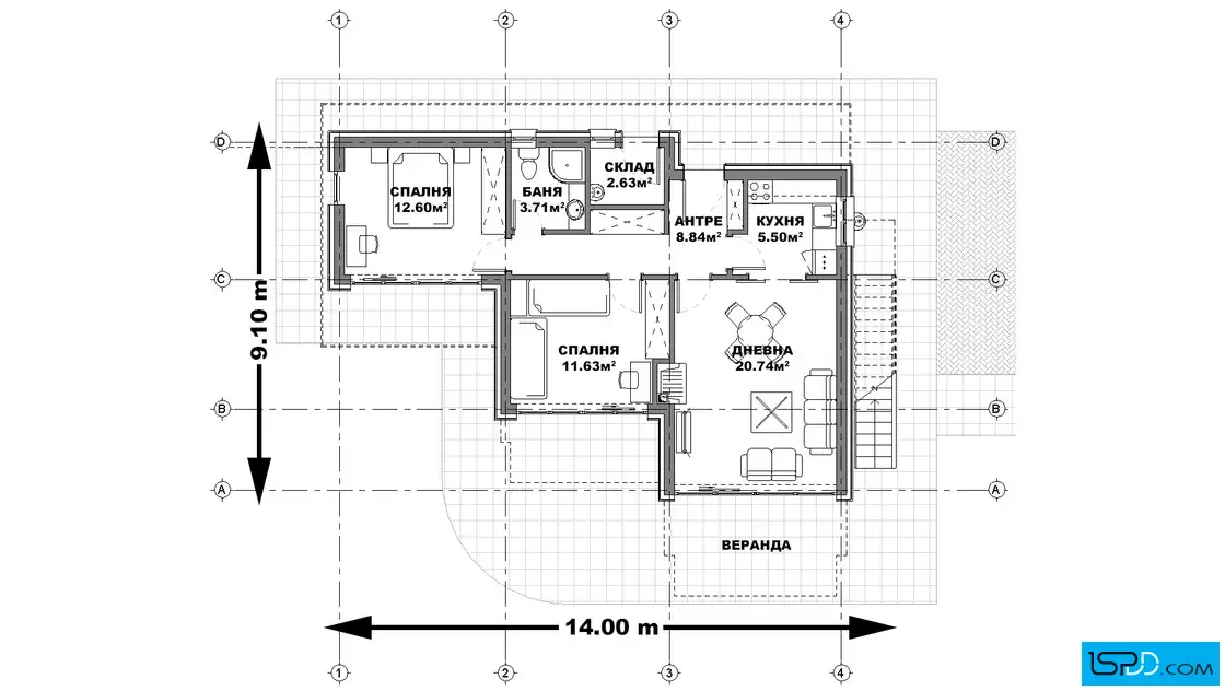 План на първи етаж