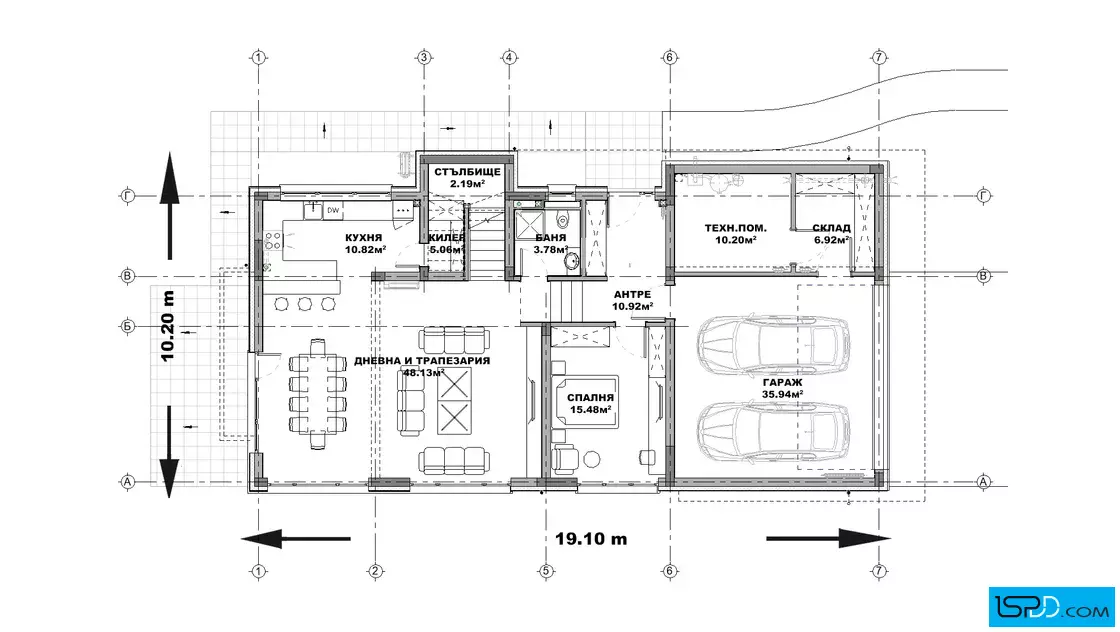 План на първи етаж
