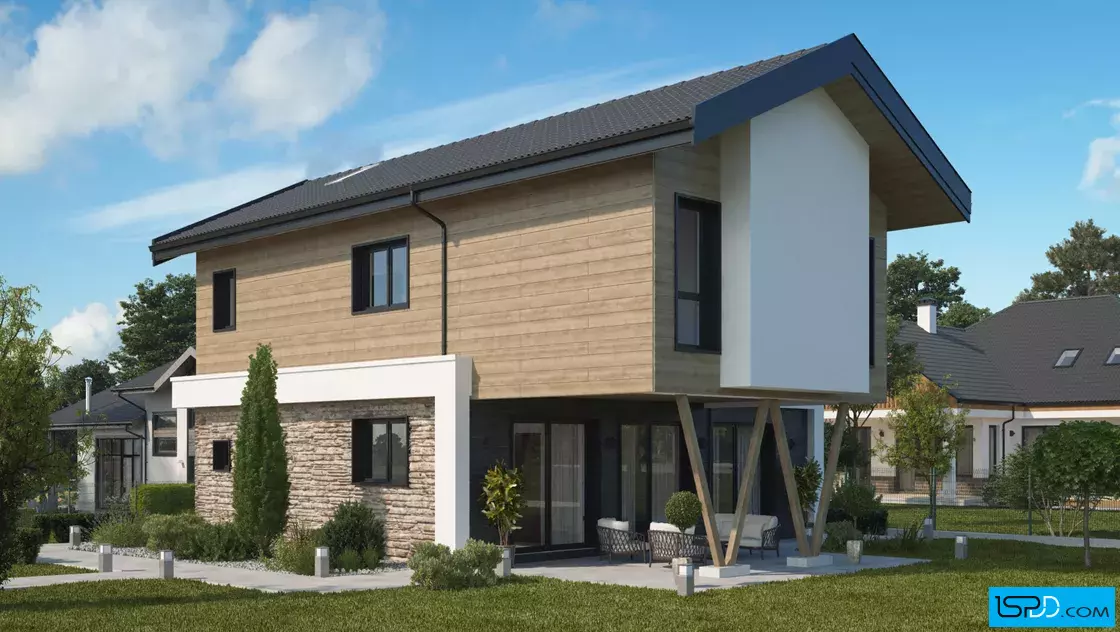 Проект на къща в с.Рупките