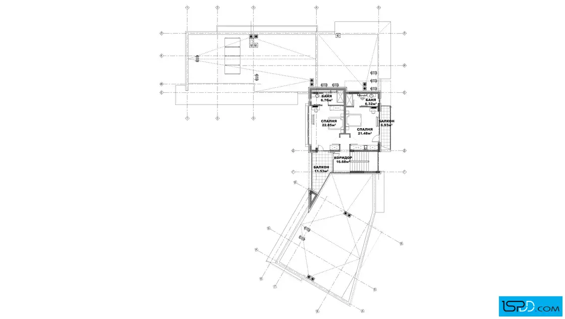 План на трети етаж