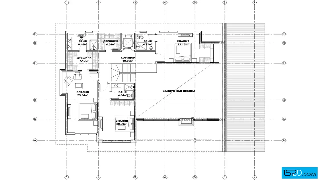 План на втори етаж