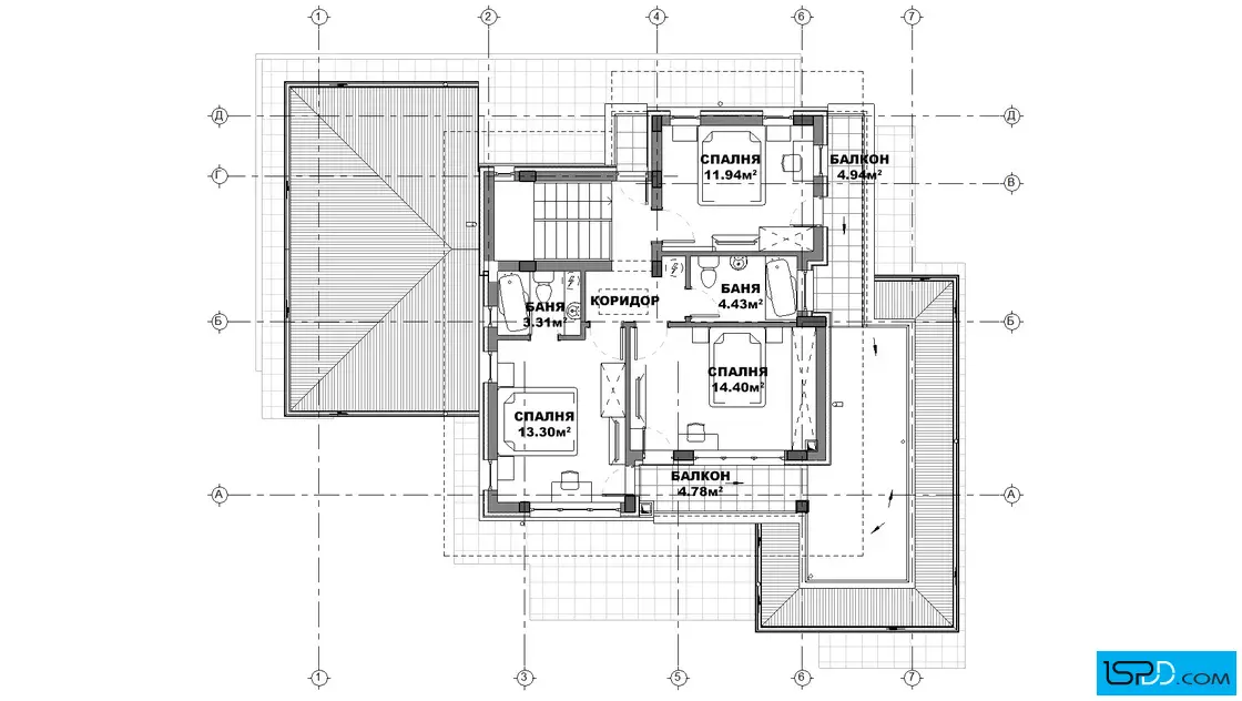 План на втори етаж