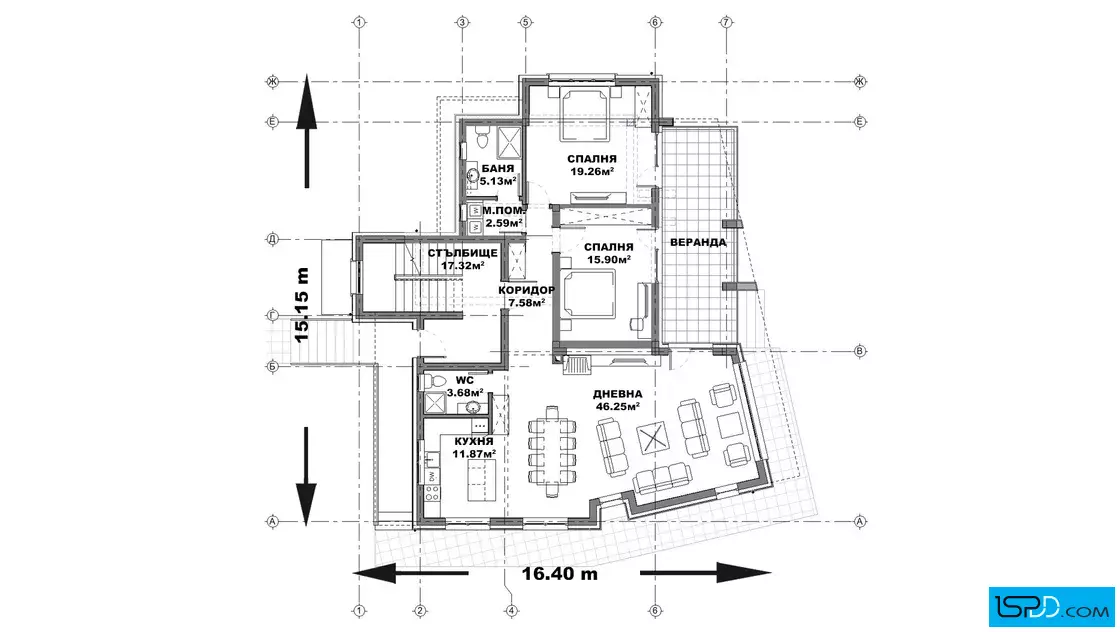 План на първи етаж