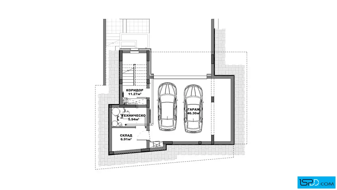 План на подземен етаж