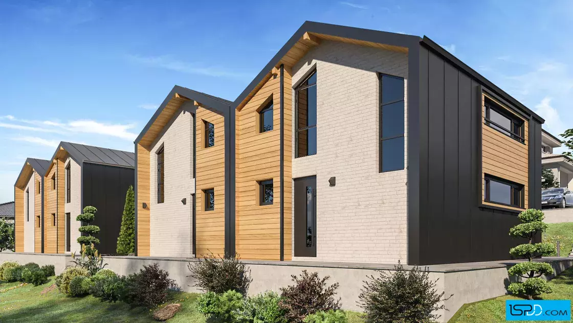 Проект на двуфамилна къща в гр. София