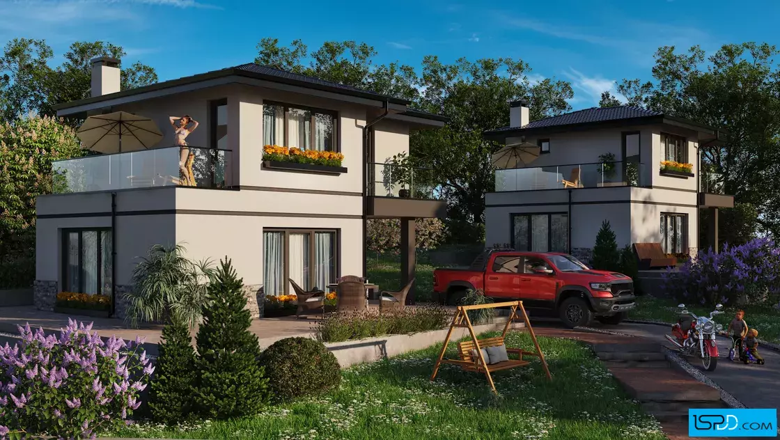 Проект на къща в с. Гълъбник