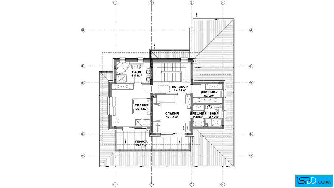 План на втори етаж