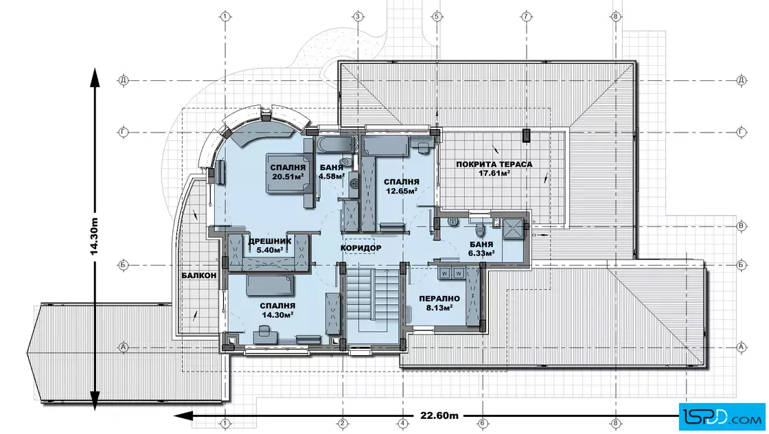 План на втори етаж