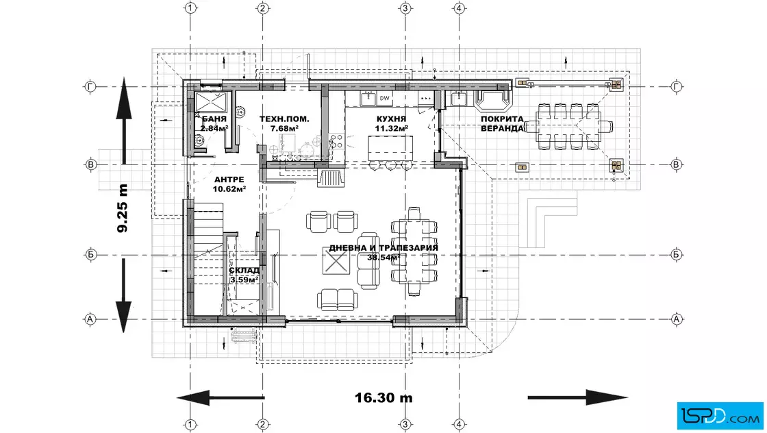 План на първи етаж