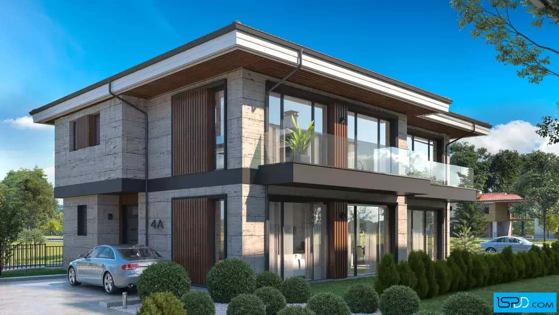 Проект на къща в м. Косанин дол, гр. София