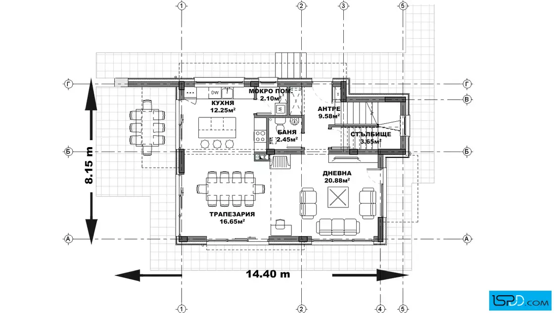 План на първи етаж