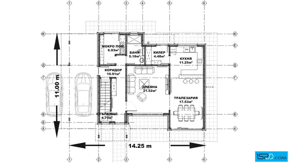 План на първи етаж