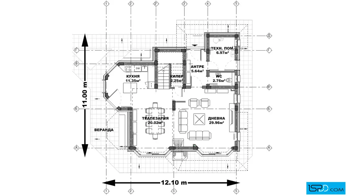 План на първи етаж