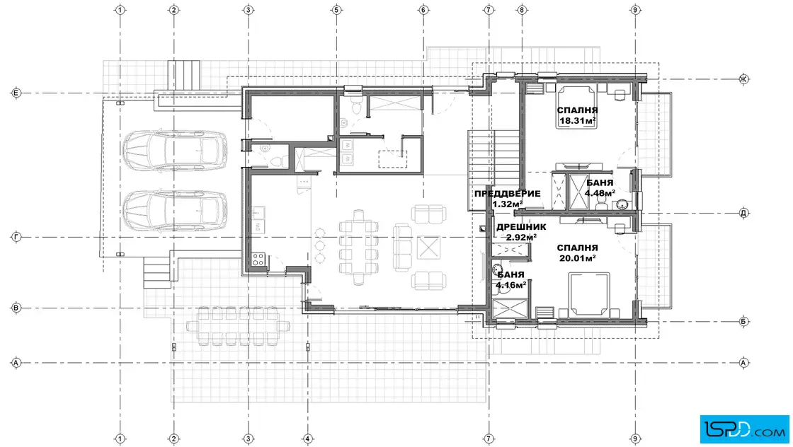 План на втори етаж