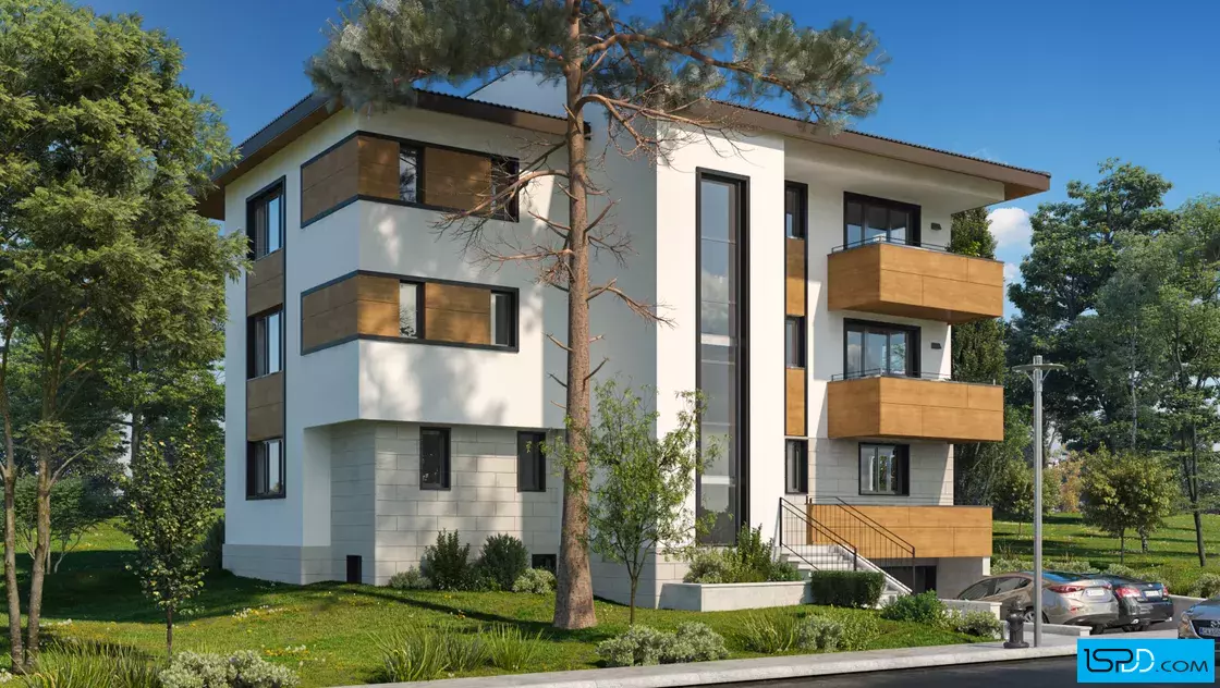 Проект на трифамилна къща в с. Панчaрево